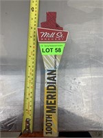 MILL ST. 100TH MERIDIAN DRAUGHT TAP HANDLE