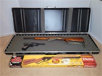 (3) BB GUNS W/ LARGE BB GUN CASE