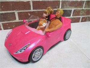 Barbie & Ken In sports Car