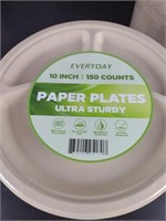 10" Ultra Sturdy Paper Plates 150 Count