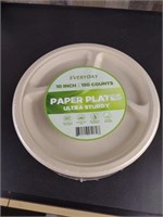 10" Ultra Sturdy Paper Plates 150 Count