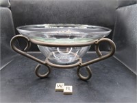 LOVELY DECORATIVE BOWL WITH STAND