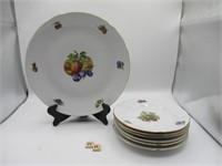 KAHLA SERVING PLATE AND 6 SIDE PLATES