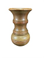 Hand-Turned Wooden Vase