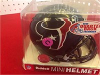 Mini Texans Helmet-Signed by Mario Williams, COA
