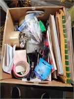 Large Box of Office Supplies