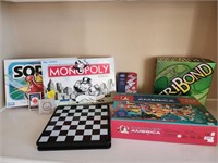 Lot Of 8 Family Board Games & More