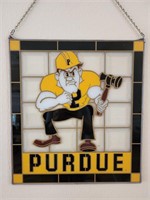 Purdue Stained Glass Wall Hanging