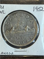 Canada 1952 Silver Dollar