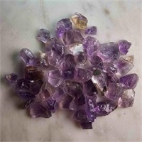 284 Ct Rough Amethyst Gemstones Lot