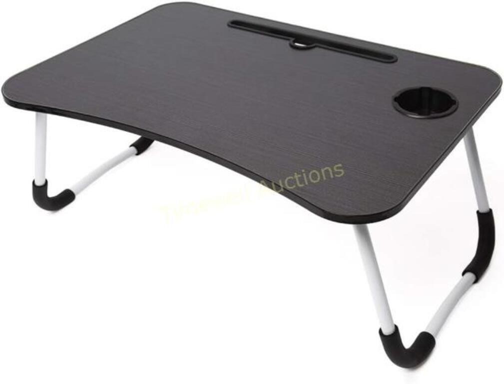 Foldable Laptop Lap Desk  Black  Stand & Holder