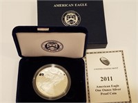 2011 SILVER PROOF AMERICAN EAGLE BULLION COIN