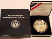 2011 MEDAL OF HONOR COMM. SILVER DOLLAR COIN