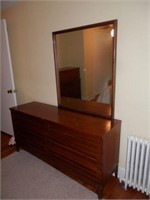 Vintage-Mid Century Bassett Dresser w/mirror