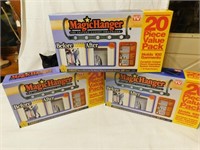 3 boxes of MagicHangers, unopened boxes