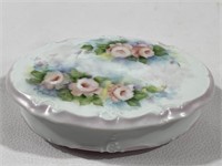 Vintage Hand Painted Trinket Box Signed by Artist