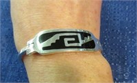 alpaca sterling silver hinge bracelet - nice
