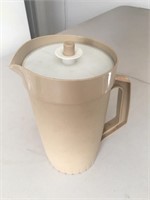 Vintage Tupperware Pitcher with Push Button Top