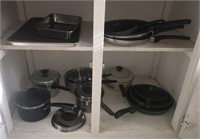 Cabinet Lot of Cookware