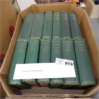 (12) Assorted Volumes of Charles Dickens