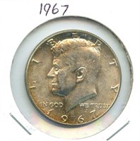 1967 Kennedy Silver Half Dollar