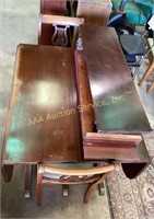 Drop Leaf Dinning Room Table Mahogany Stain