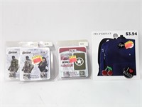 New Lot of 3 Double Rocx Packs & Pin Set