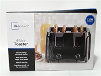 New 4-Slice Toaster. Opened box and tested to