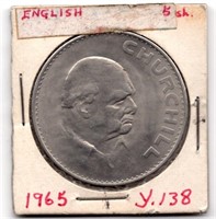 1965 Great Britain Crown Coin