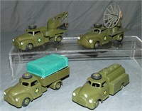 4 Vilmer Military Diecast Vehicles