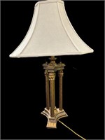 Pair Pillar Style  Lamps