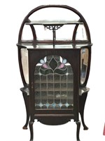 Leaded Stained Glass Etagere (Cracked)