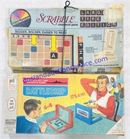 Old Scrabble & Battleship Games - Unknown if