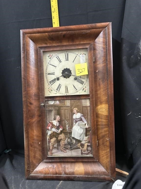 thirty hour brass clocks vintage clock