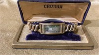 Vintage Crosby Swiss made watch missing the
