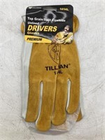 Size Large Tillman Drivers Gloves - Double stichin