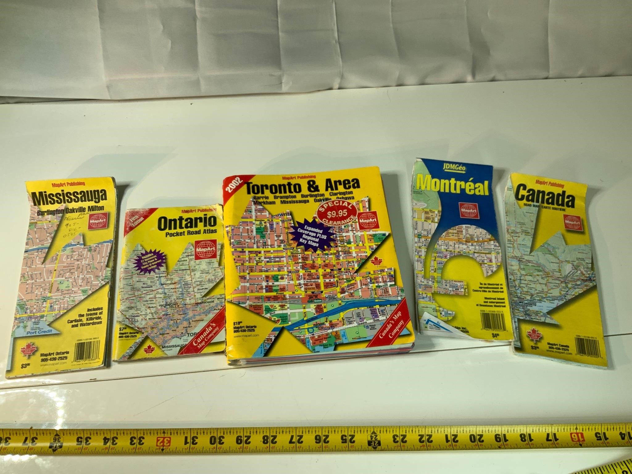 Vintage City and Country Maps.