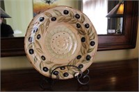 Large Decorative Bowl on Stand