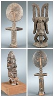 4 West African objects, 20th century.