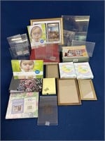 Large lot of picture albums and picture frames