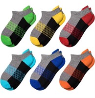 (new)Size:M,Comfoex Boys Socks 12 Pairs Ankle