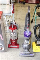 (2) Upright Sweepers: Dyson Roller Ball & Shark