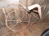 Horse Drawn Plow & Wheel
