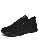 R325  SIMANLAN Wide Sneakers Black Size 7-14