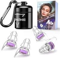 2 Pairs High Fidelity Concert Ear Plugs  Reusable