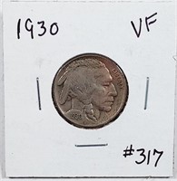 1930  Buffalo Nickel   VF
