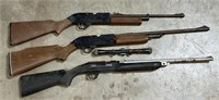 Three BB Guns and Scope