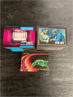 Star trek cards some stuck together