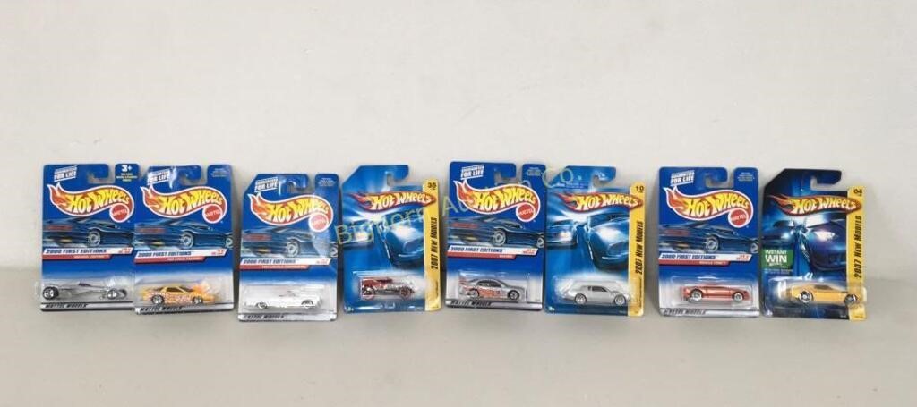 Hot Wheels Cars 8 Pc Lot 1999-2006