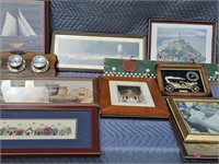 Various pictures, picture frames, 1910 Touring